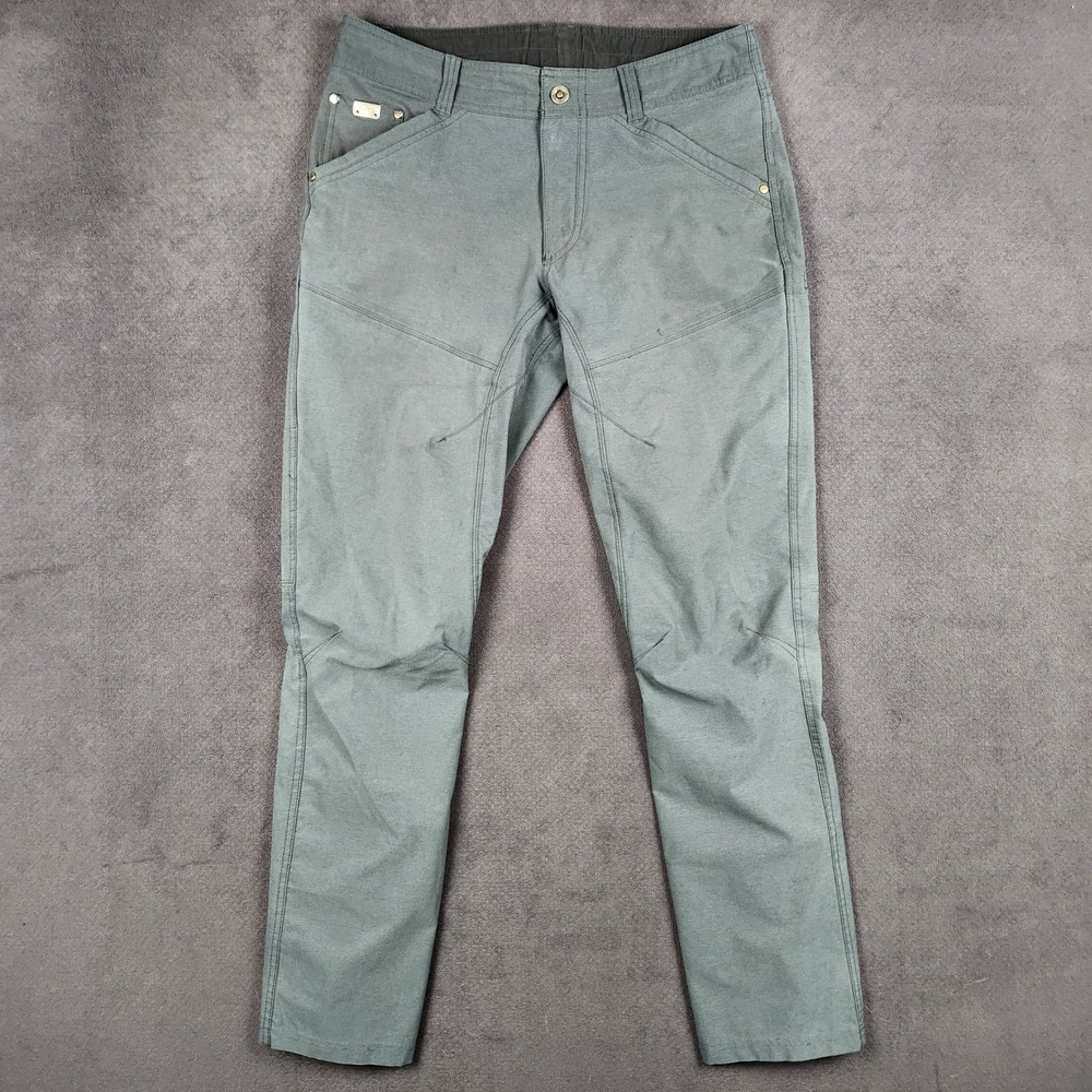 KUHL Silencr Pants Mens 32x32 Gray Technical Ripstop Stretch Hiking 15679